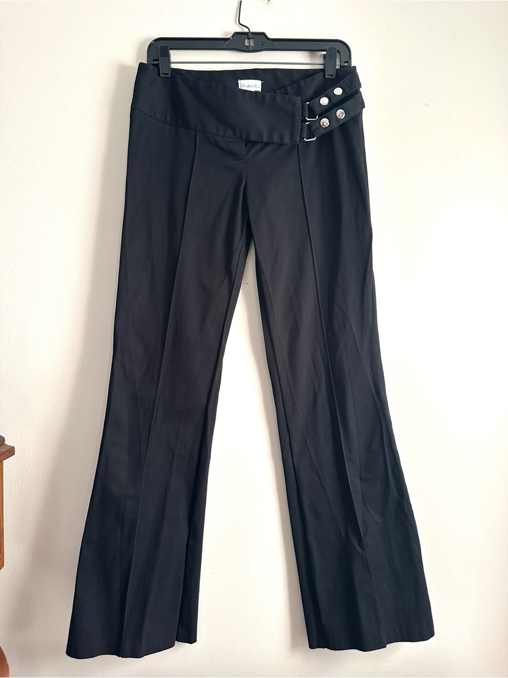 Vintage Y2K Charlotte Russe Low-Rise Waist Buckled Trousers